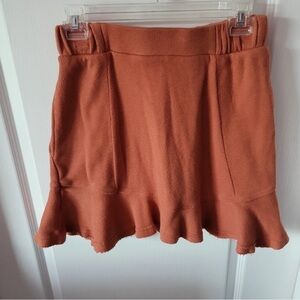 FP Beach Mini Skirt with Pockets Coral Medium